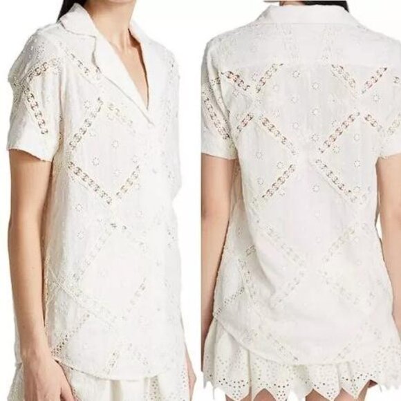 HEMANT & NANDITA White Button Down Shirt - Picture 2 of 14